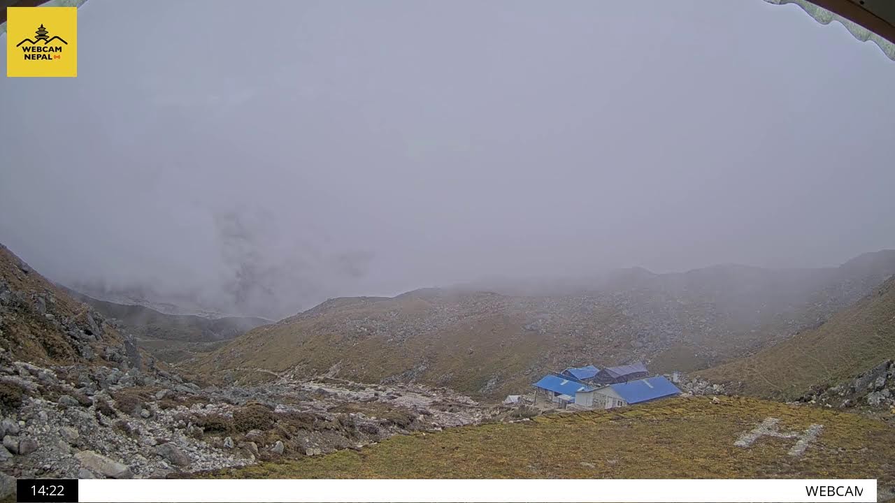 WEBCAM NEPAL LIVE: FROM - REFUGE MERA LODGE - KHARE, MERA PEAK - GATEWAY TO MERA PEAK