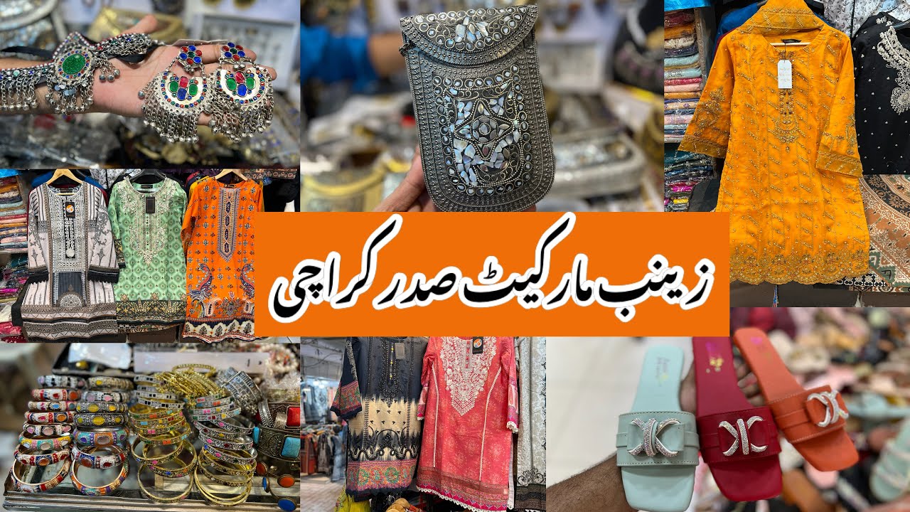 Zainab Market Karachi-heels,dress,bags & jewelry Shopping-Local Bazar Pakistan