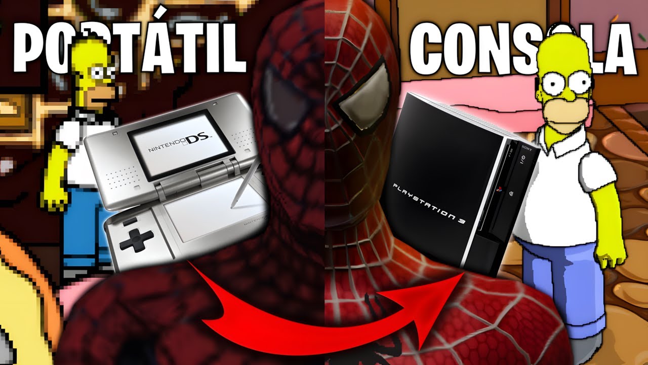 Probé los MISMOS juegos en CONSOLA y PORTÁTIL