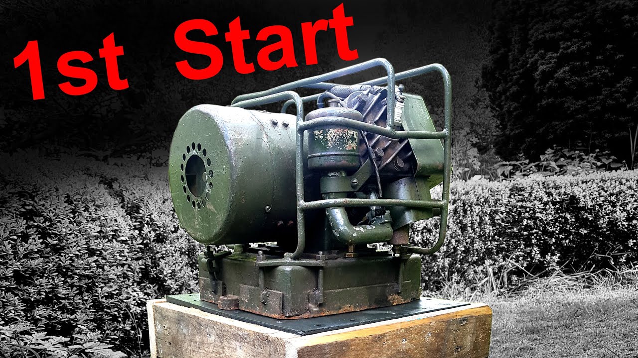 BSA 300 Watt Generator - Chore Horse - Part 3 - Magneto Rewind and 1st Start