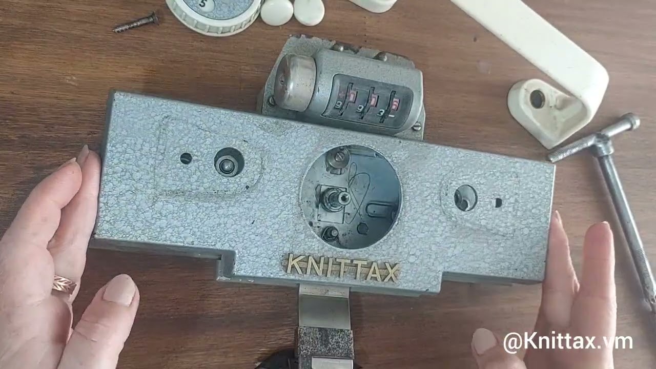 Knittax S7 y S9 como destrabar levas y desarmar el carro