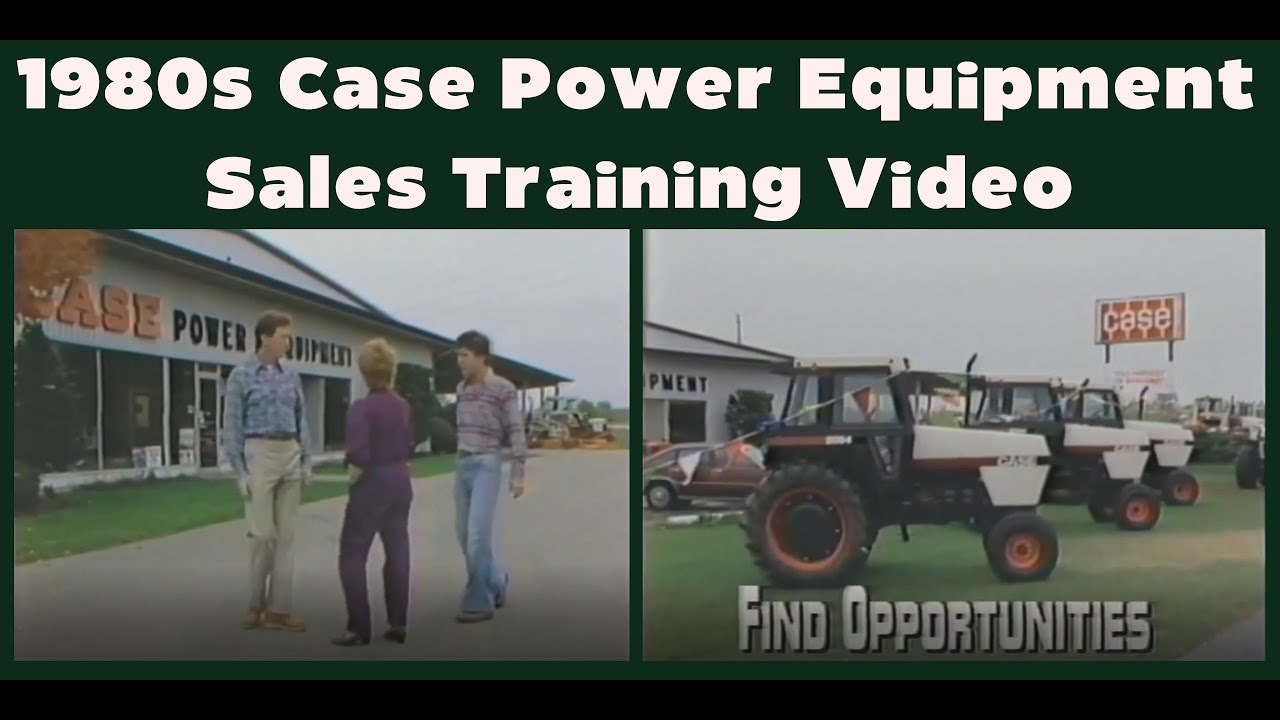 Retro 1980s Case Power Equipment Training Video - Sales and Merchandising