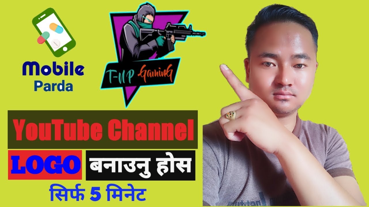 How To Make Professional Logo For YouTube Channel ll Only 5 Minute