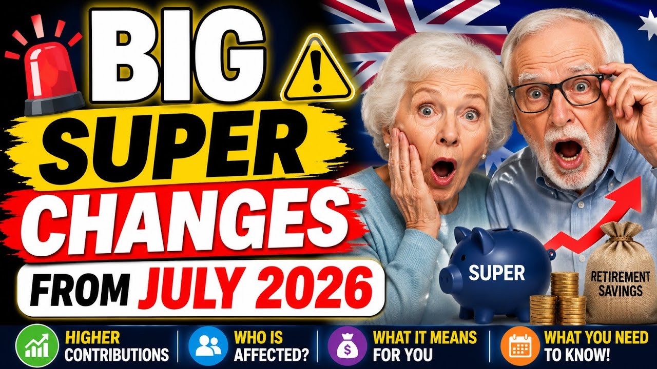 🚨💰 Superannuation Changes from 1 July 2026 Explained  What Every Australian Retiree Needs to Know 🇦🇺