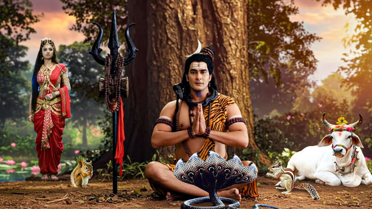क्यों भोलेनाथ अकेले पेड़ के नीचे 5 फन वाले नाग की पूजा कर रहे हैं | Vighnaharta Ganesha