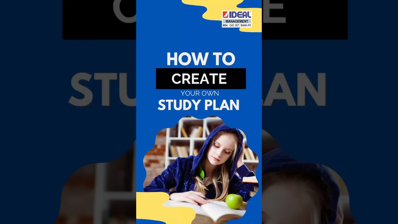 How to create your own study plan 💯#ExamPreparation #StudySmart #CATPrep #CETPrep