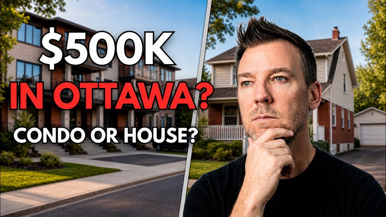 Condo or House? What $500K Gets You in Ottawa Right Now #ottawarealestate #ottawahomes