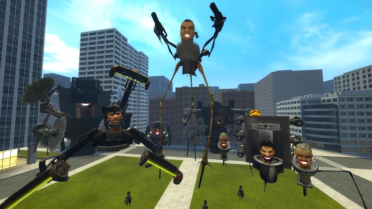 NEW skibidi toilet 1-74 Realistic Gmod!