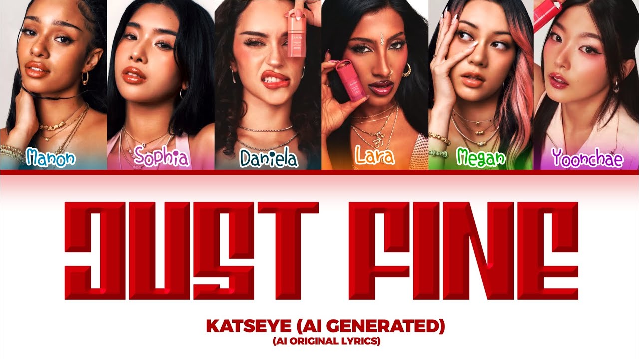 [AI ORIGINAL] KATSEYE (캣츠아이) - 'Just Fine' Lyrics (Colour Coded Lyrics)