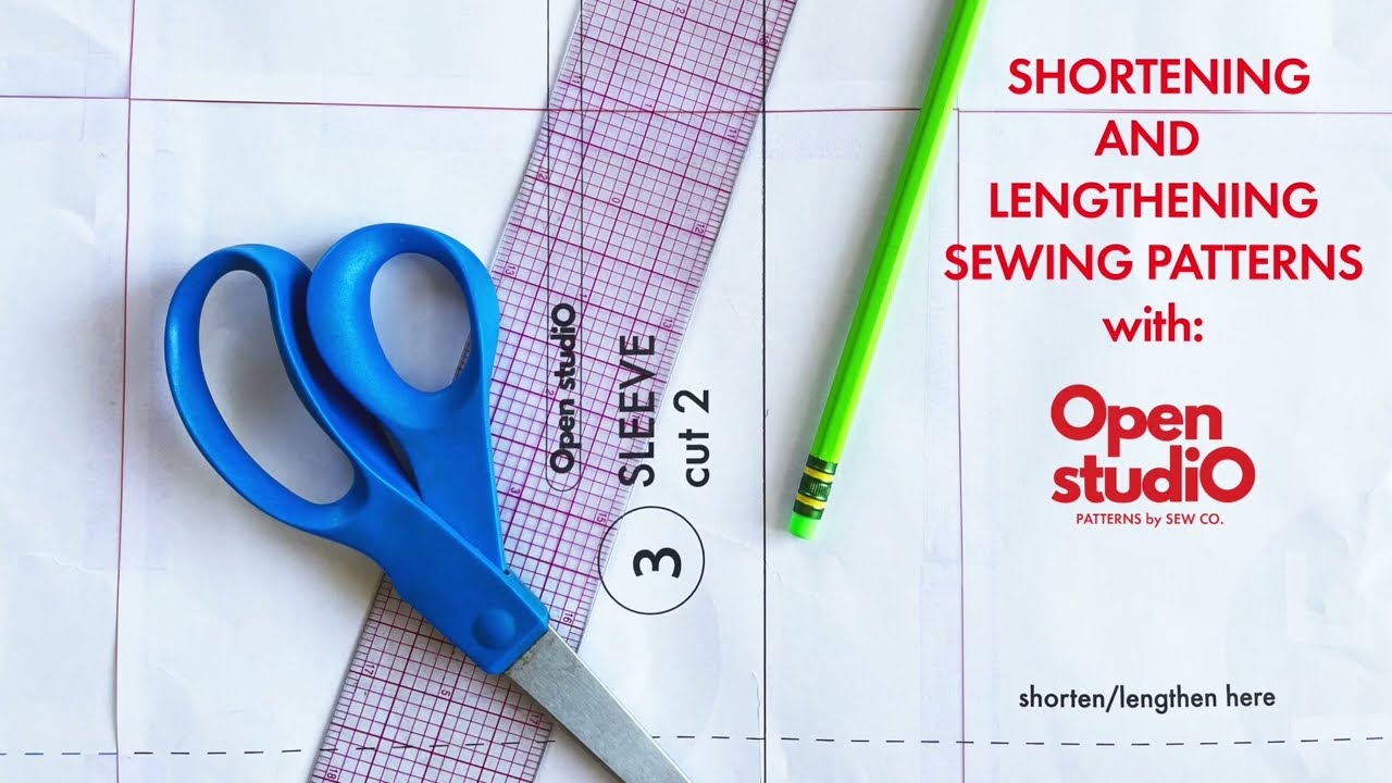 How to Shorten or Lengthen a Sleeve Pattern