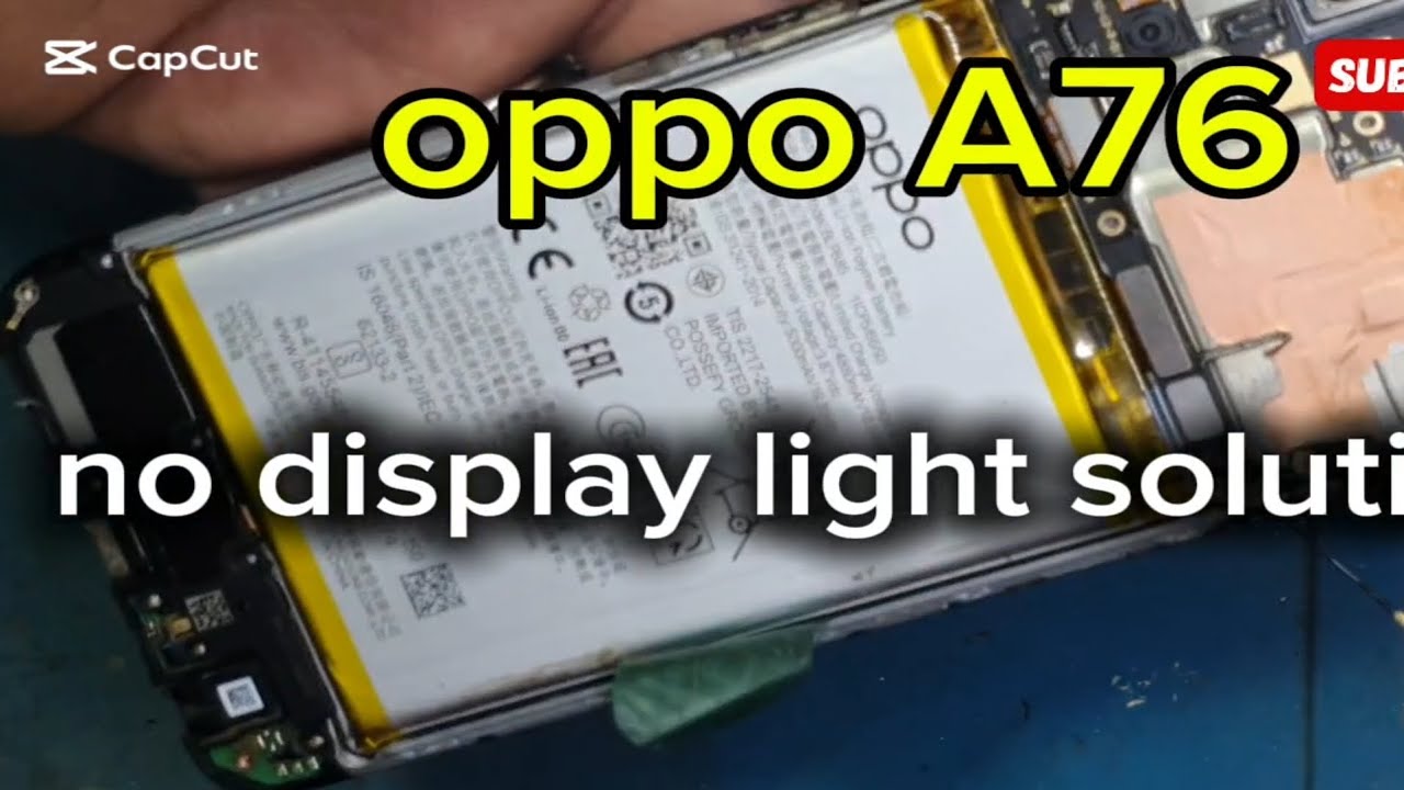 Oppo A76 LCD Display Light Solution