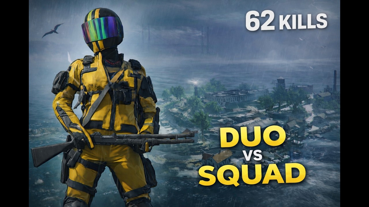 Duo vs SQUAD 62 KILLS ALCATRAZ / CALL OF DUTY MOBILE 