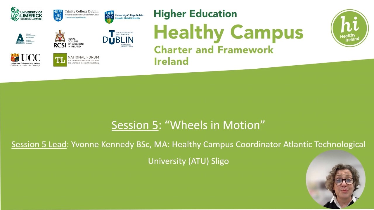 Healthy Campus: Wheels in Motion | Yvonne Kennedy (ATU Sligo)