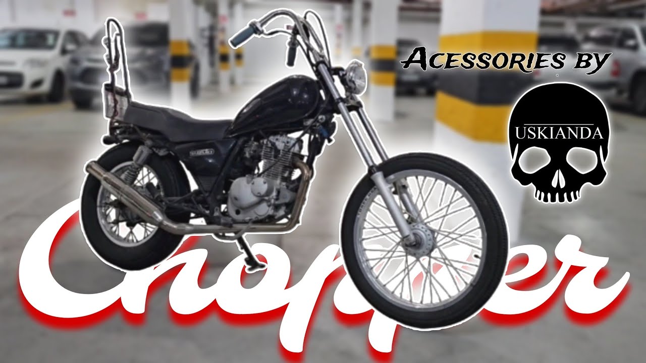 ALONGADOR DE BENGALA 100mm Intruder 125 Modelo 2012 e Chopper Road - EP. 14 (Assista até o final)