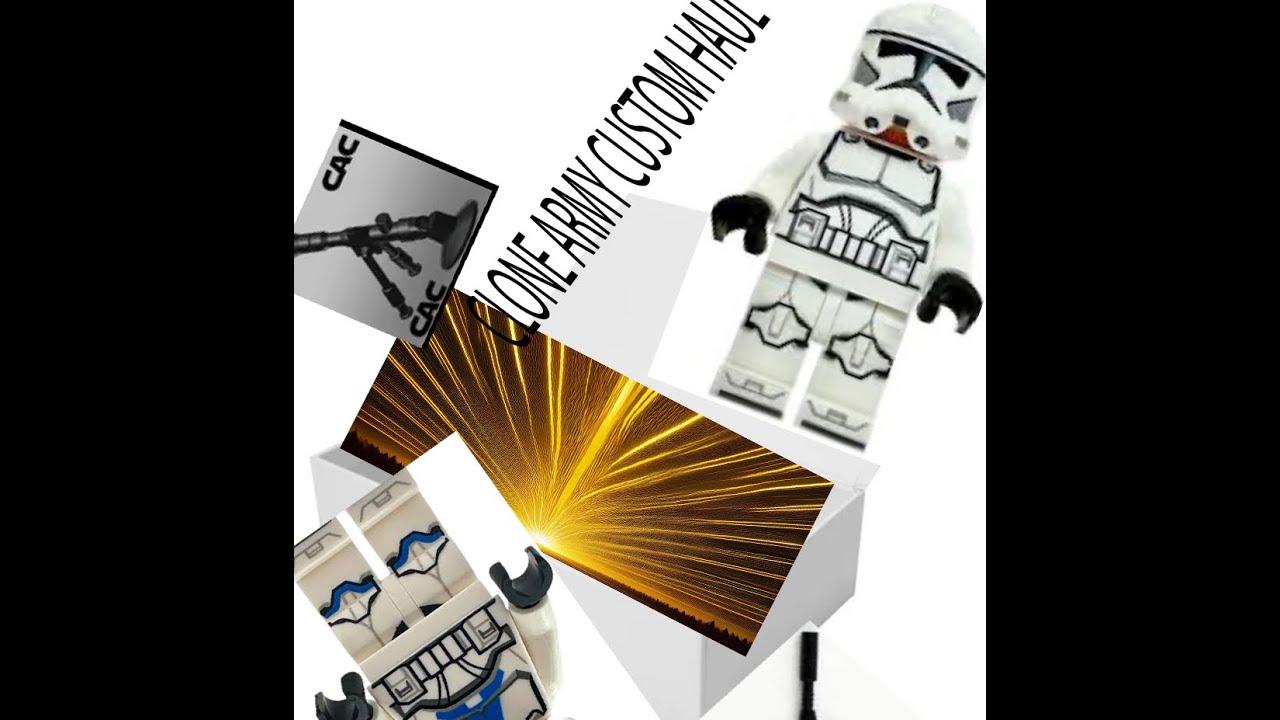 $100 CLONE ARMY CUSTOMS haul!!!