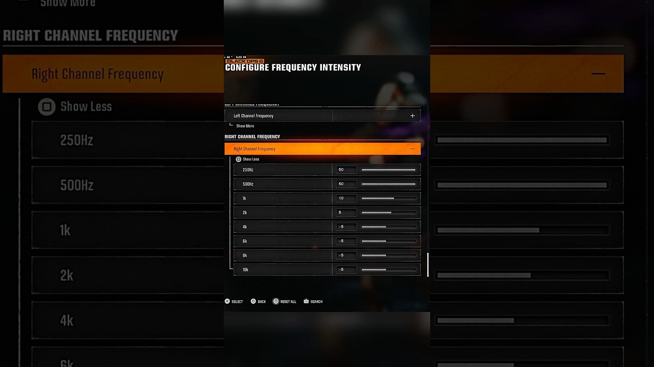Лучшие настройки для прослушивания звука шагов в рейтинге Bo6😍🔥 #bo6 #ranked