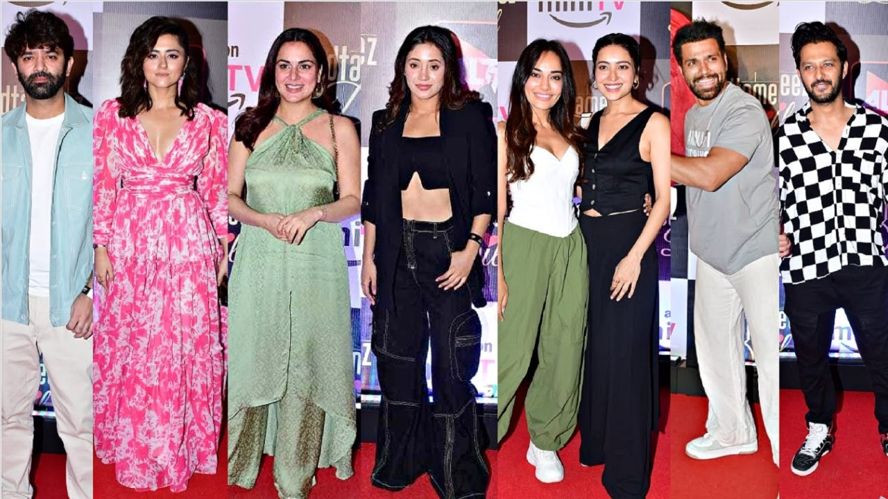 Tv Serial Famous Actor & Actress At Badtameez Dil Screening