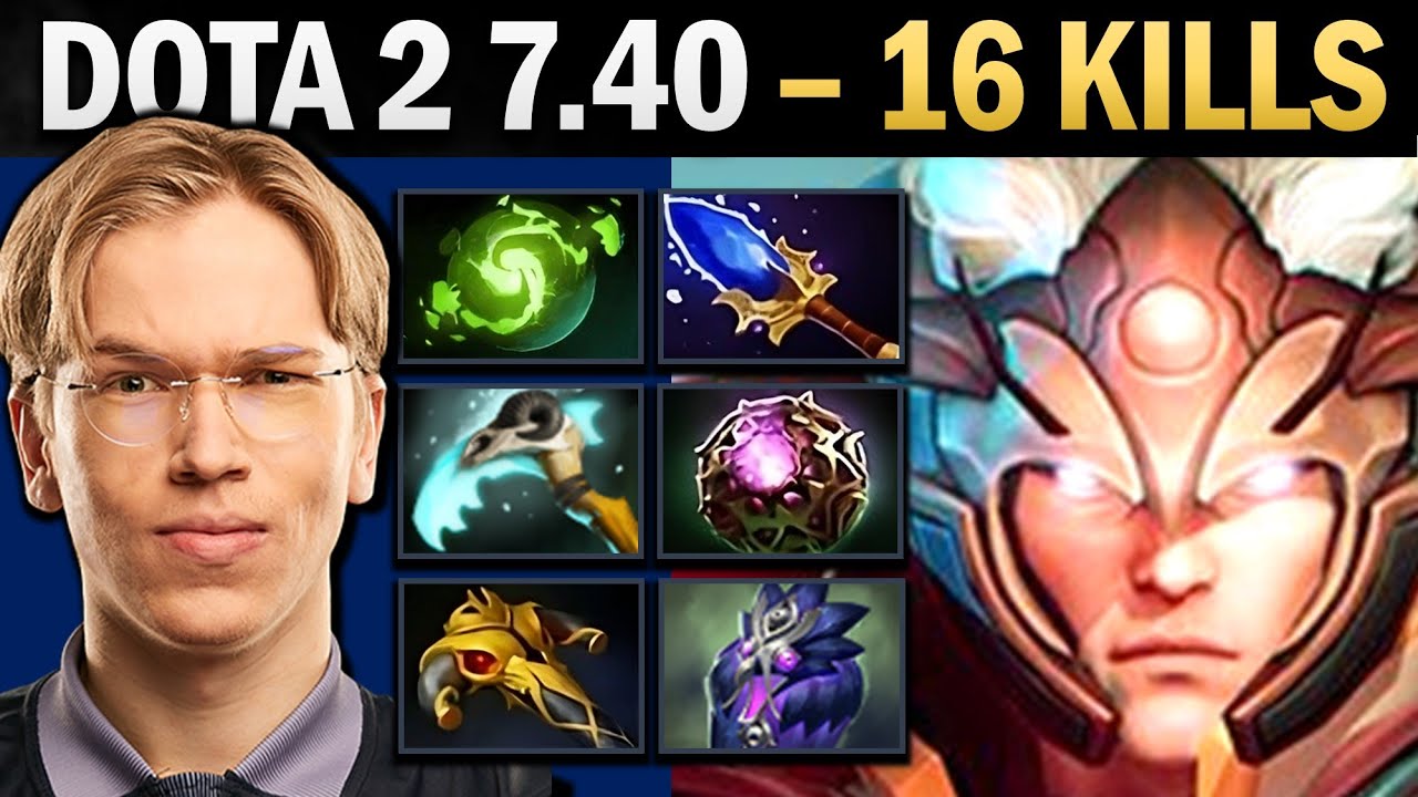 Invoker Pro MID with 16 Kills and Screeauk - Dota Gameplay