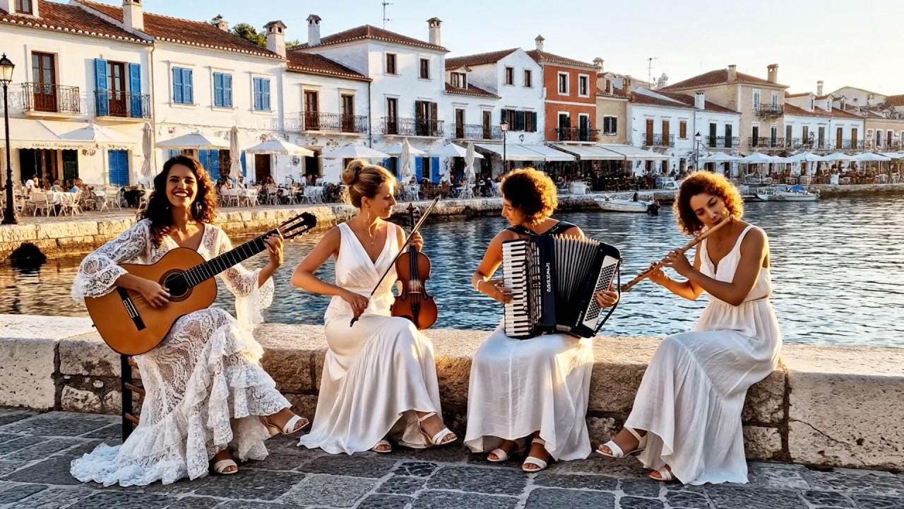 Beautiful European Instrumental Fusion  Guitar, Violin & Accordion