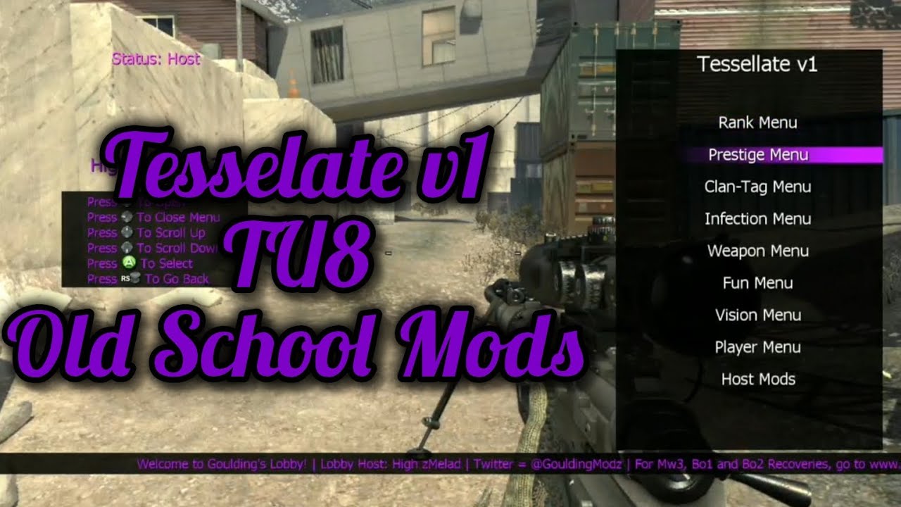 Old School Mods | MW2 | TU8 | Tesselate v1 | Offline Only | (RGH/JTAG) [+Download]