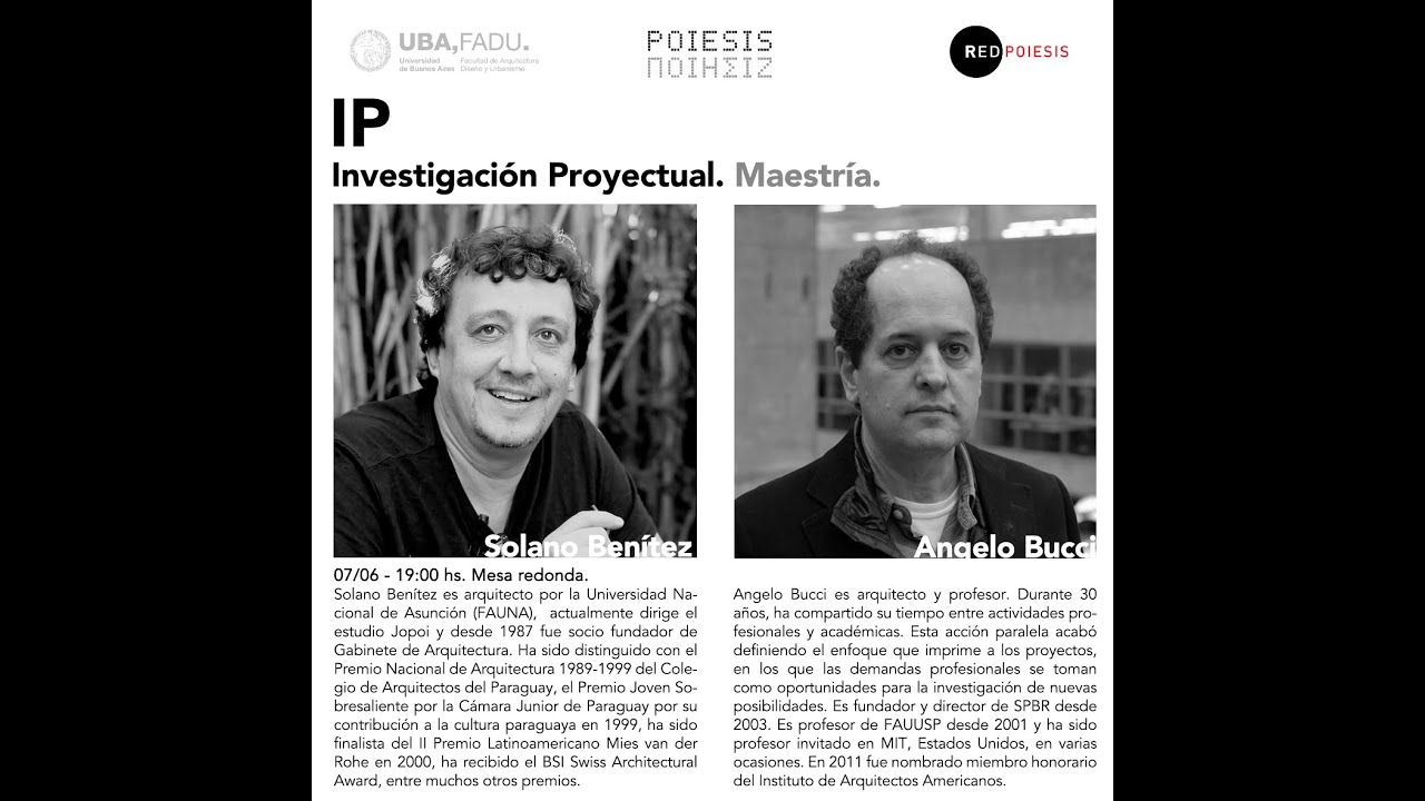 MESA REDONDA ANGELO BUCCI- SOLANO BENITEZ