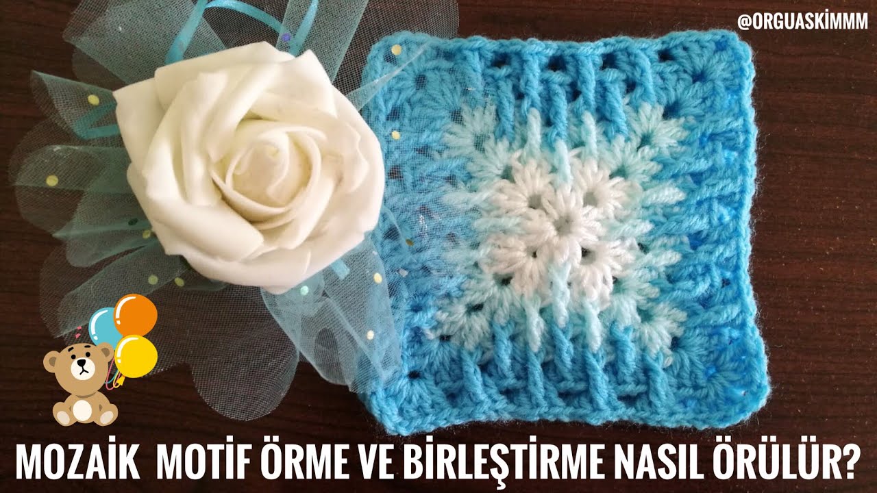 Mozaik Motif Örme Ve Birleştirme Nasıl Örülür?