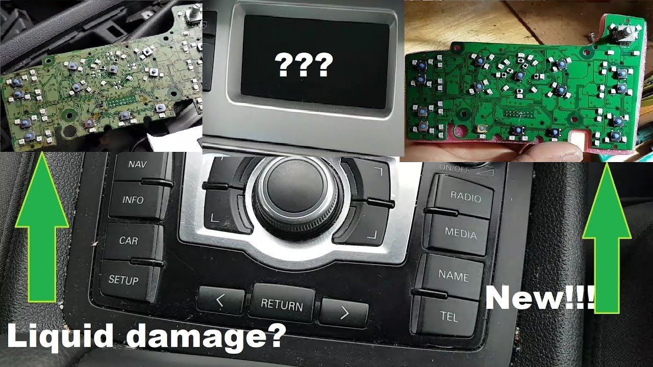 Audi Q7 2009 MMI system not powering up! Fault finding and repair.