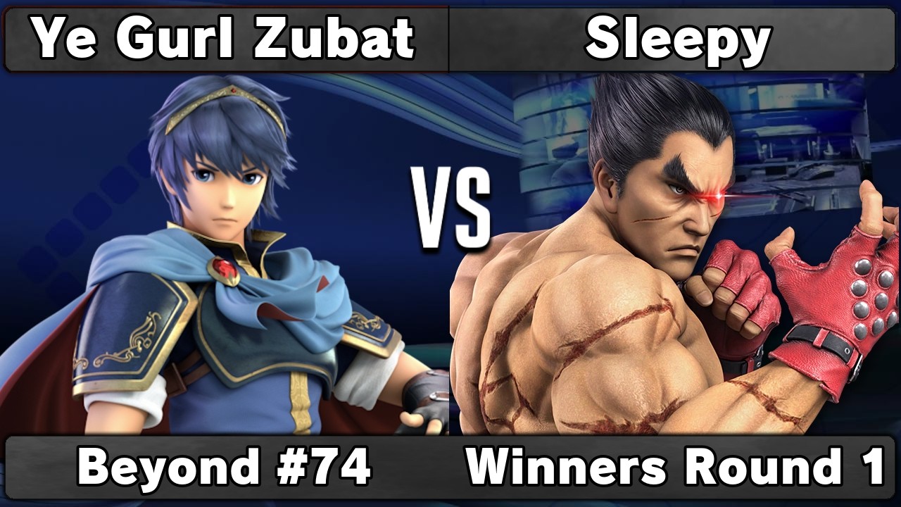 Ye Gurl Zubat (Marth) vs Sleepy (Terry, Kazuya) | Winners Round 1  | Beyond #74