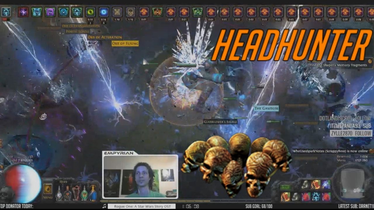 [PoE] Stream Highlights #13 - Headhunter