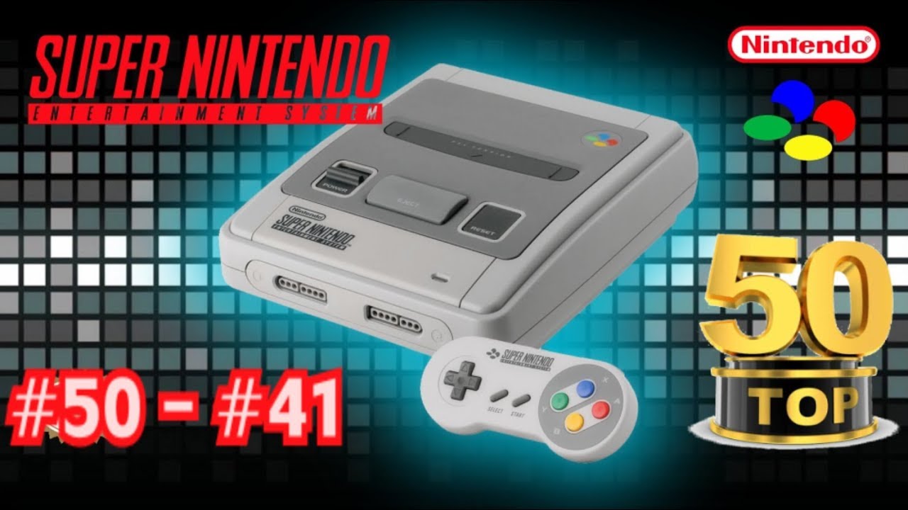 TOP 50 SNES #50 a #41 --- Los 50 Mejores Juegos de Super Nintendo (parte 1)