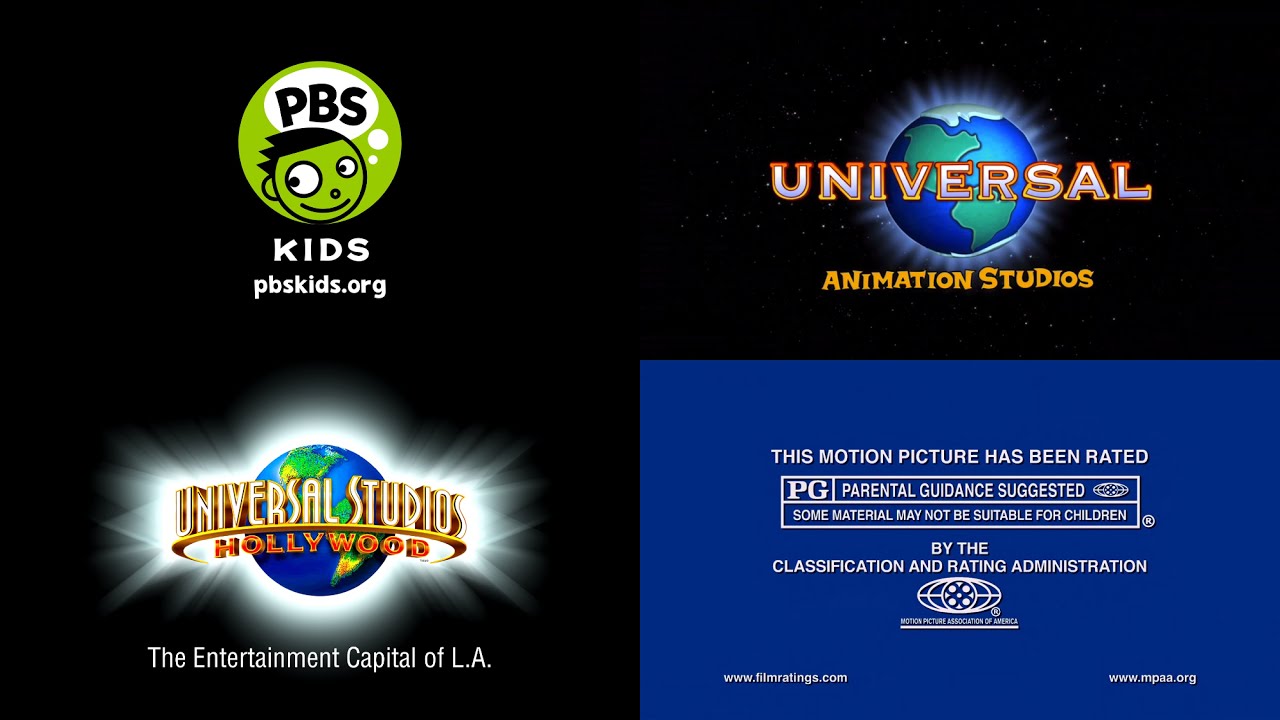 PBS Kids/UAS/Universal Studios Hollywood/MPAA rating bumper 