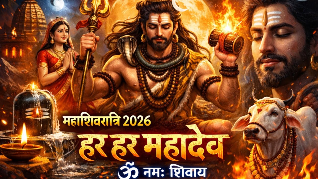 महाशिवरात्रि स्पेशल शिव भजन 2026 🔱 शक्तिशाली हर हर महादेव गीत | ॐ नमः शिवाय भजन