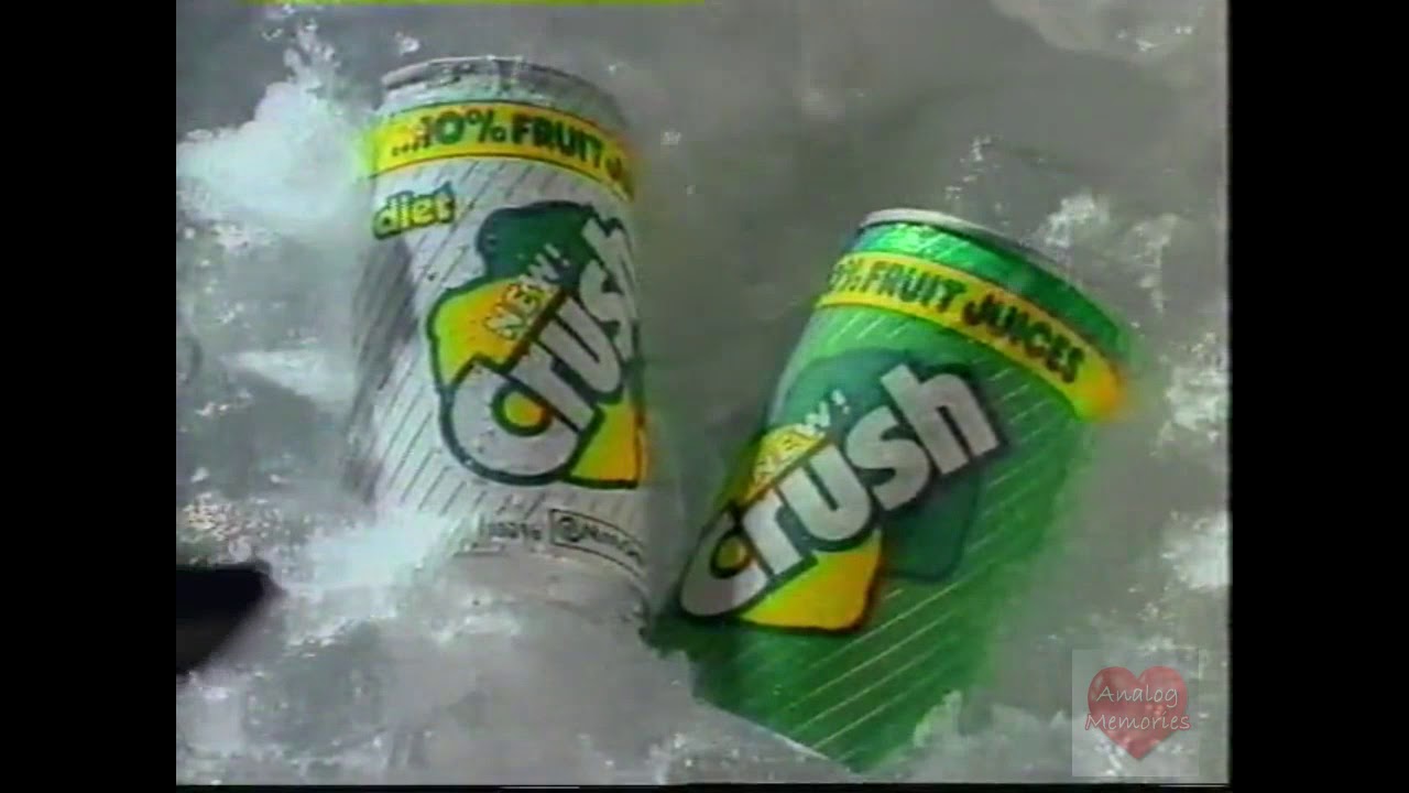 Crush Soda | Television Commercial | 1988
