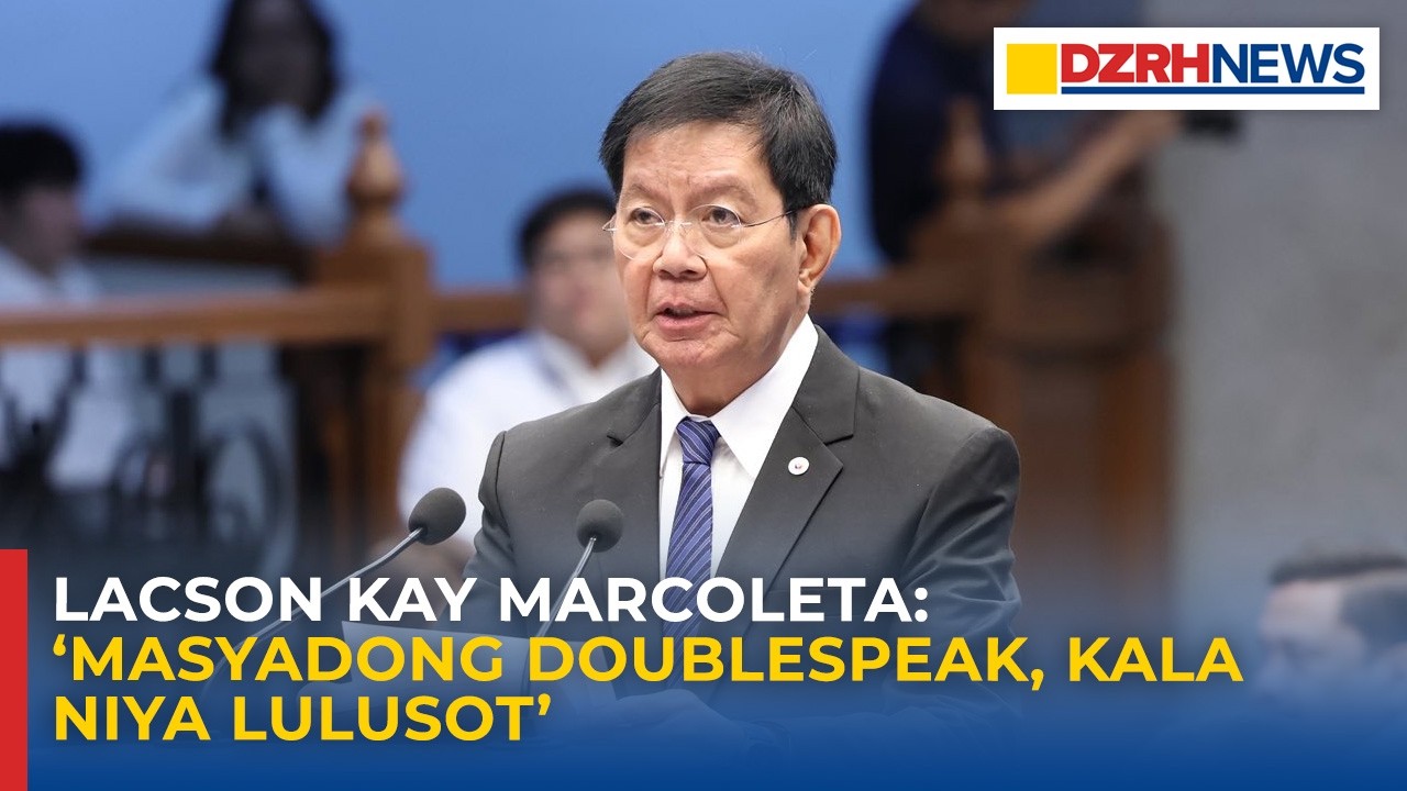 Lacson pinuna si Marcoleta kaugnay sa inter-parliamentary courtesy
