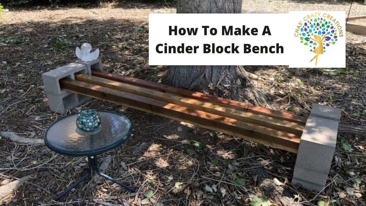 How To Make A Cinder Block Bench