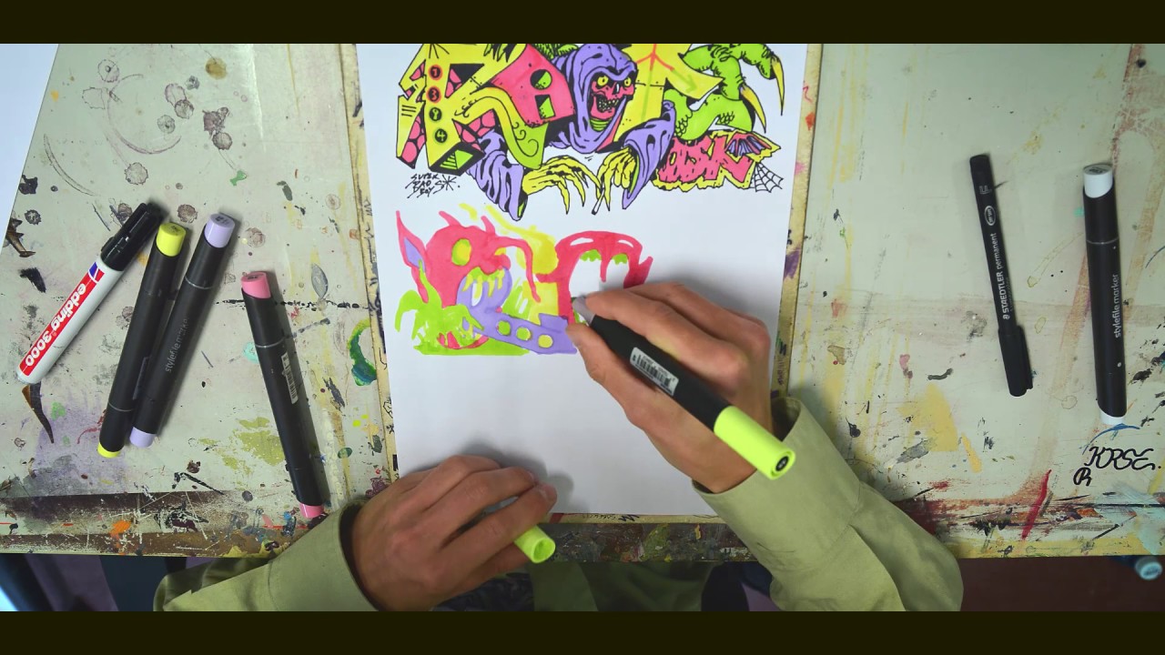 RIOT1394-World | Graffiti Sketching