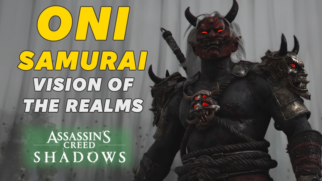Vision of the Realms AC Shadows ✓ How to beat Oni Samurai [Full Guide]