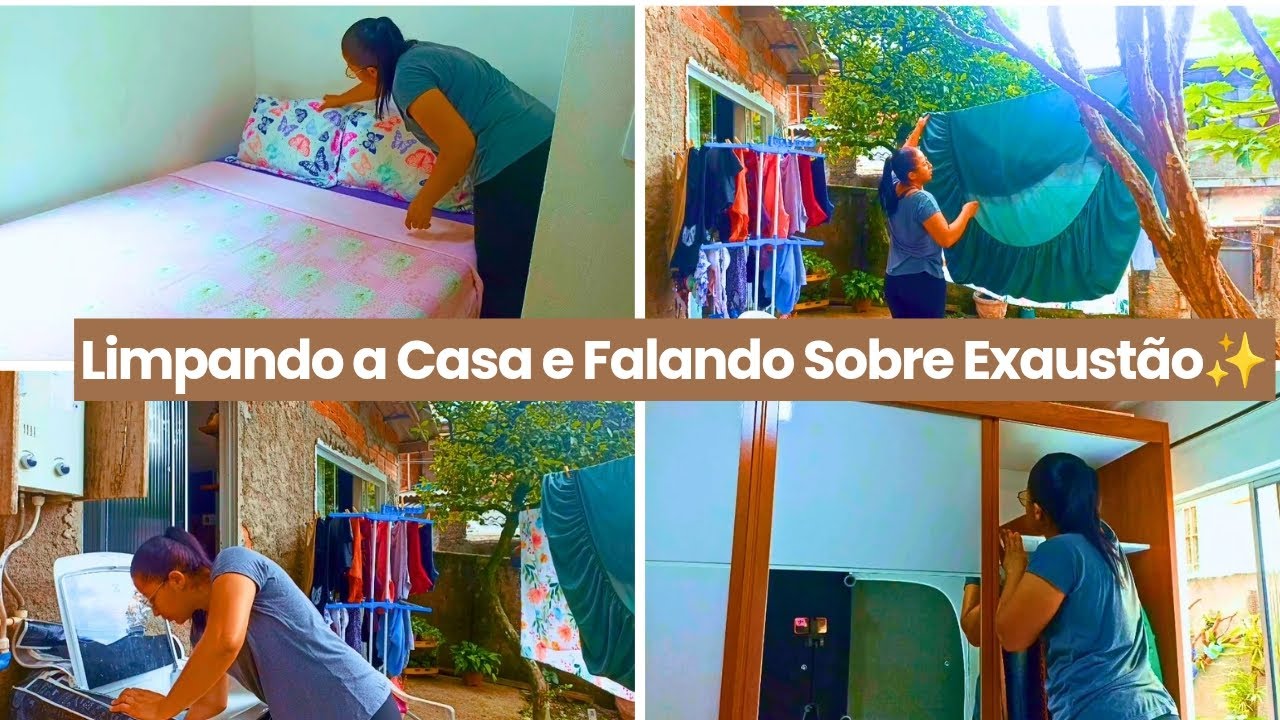 FAXINANDO A CASA, APRENDENDO A DESCANSAR!