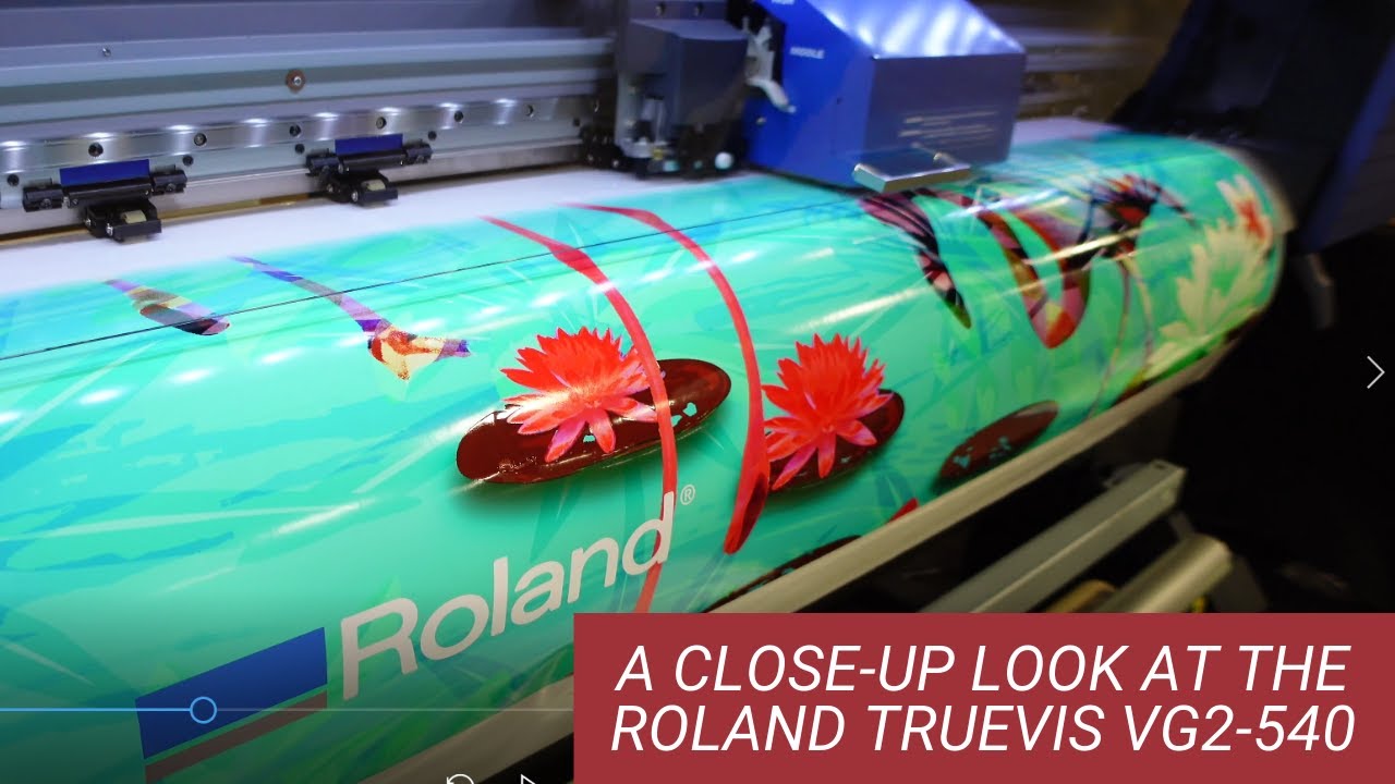 A look at the Roland TrueVis VG2-540 Large Format Printer/Cutter