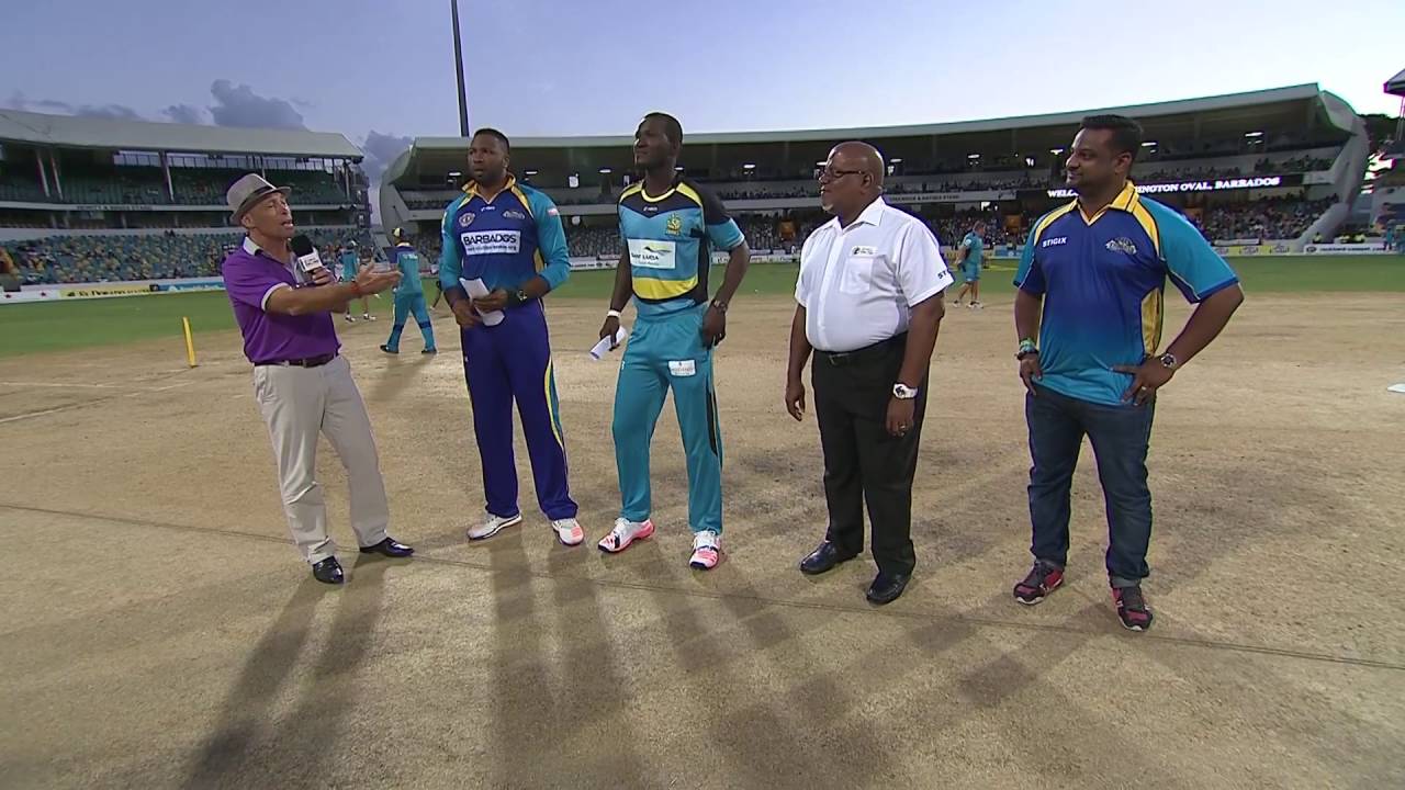Coin toss - Barbados Tridents v St Lucia Zouks