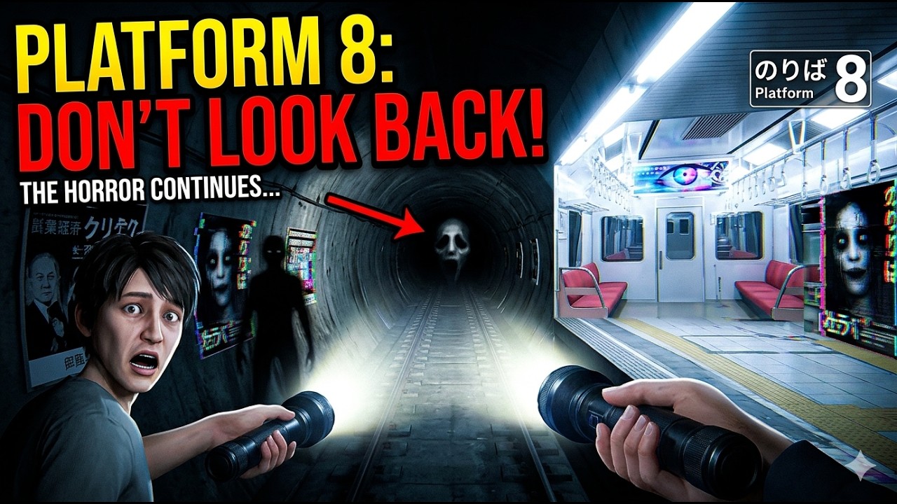 Platform 8: The Haunted Passage LIVE – 🎆👻🚂#HorrorGame #Japanes#shorts #platform8