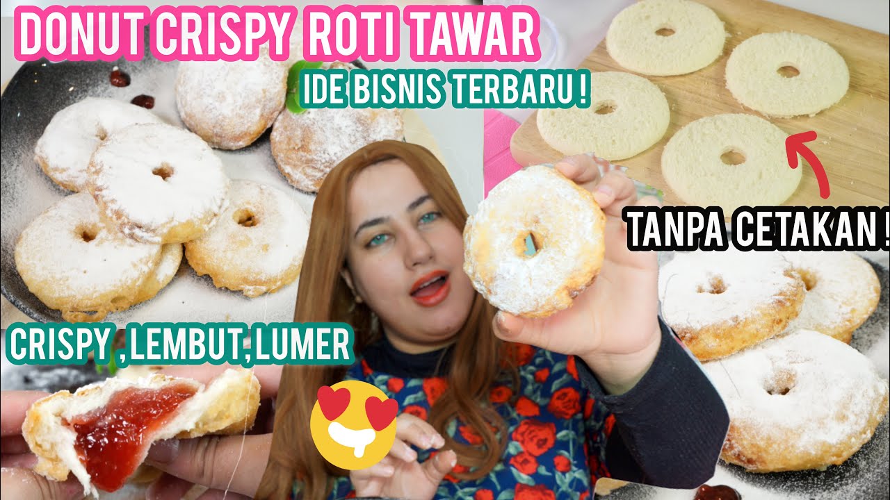 COOKING WITH TASYI : EP 34 - RESEP DONAT CRISPY ROTI TAWAR VIRAL / gampang banget ala DOKREZZZ