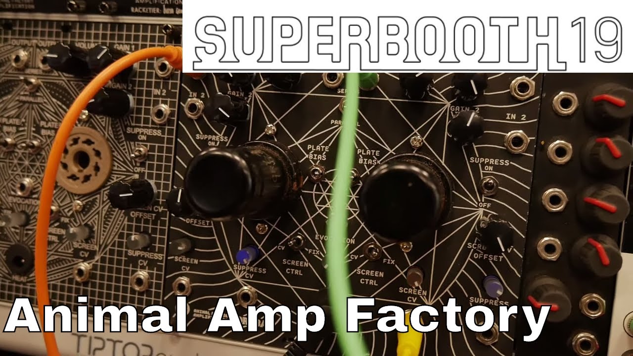 Superbooth 2019: Animal Factory Godeater Eurorack Module And Tube VCA
