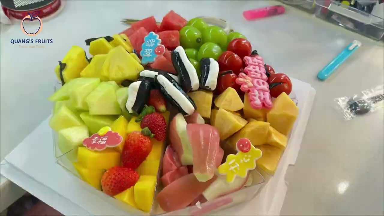 Satisfying Fruit Cutting 🍉🔪 Clean Knife Sounds ASMR by Quang’s Fruits