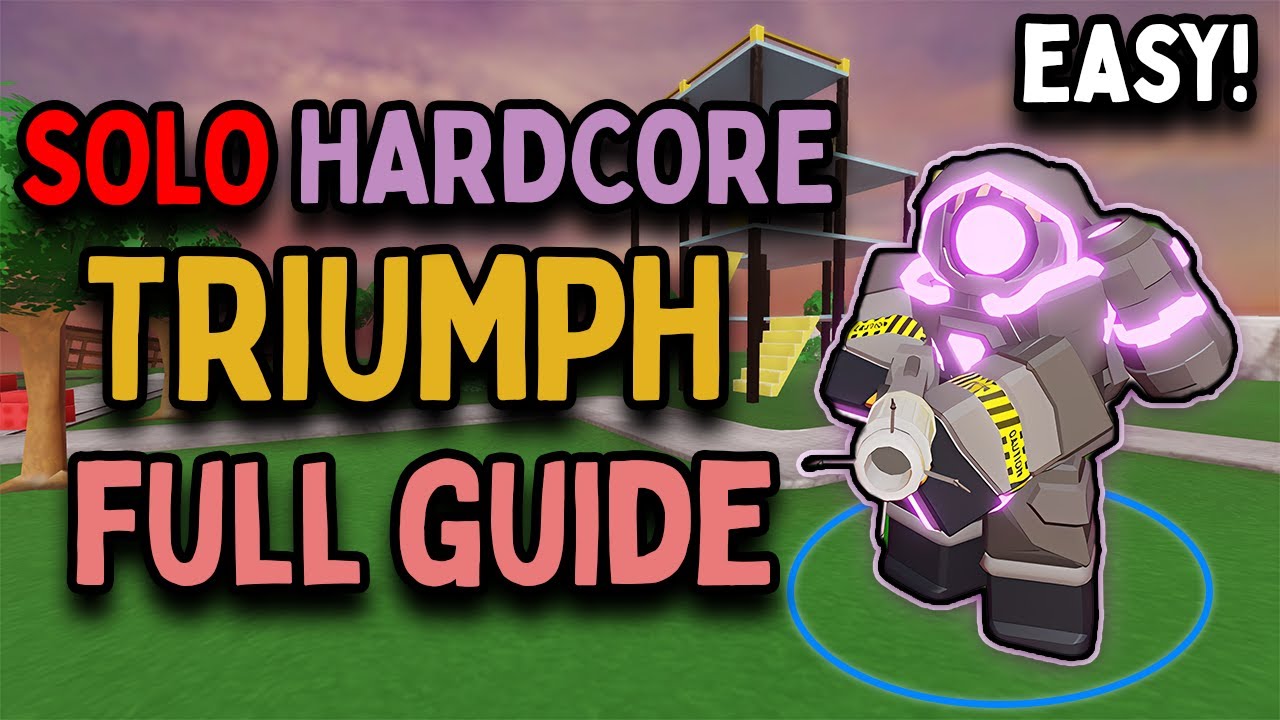 How to Triumph Solo Hardcore on Crossroads | FULL GUIDE | TDS Tower Defense Simulator
