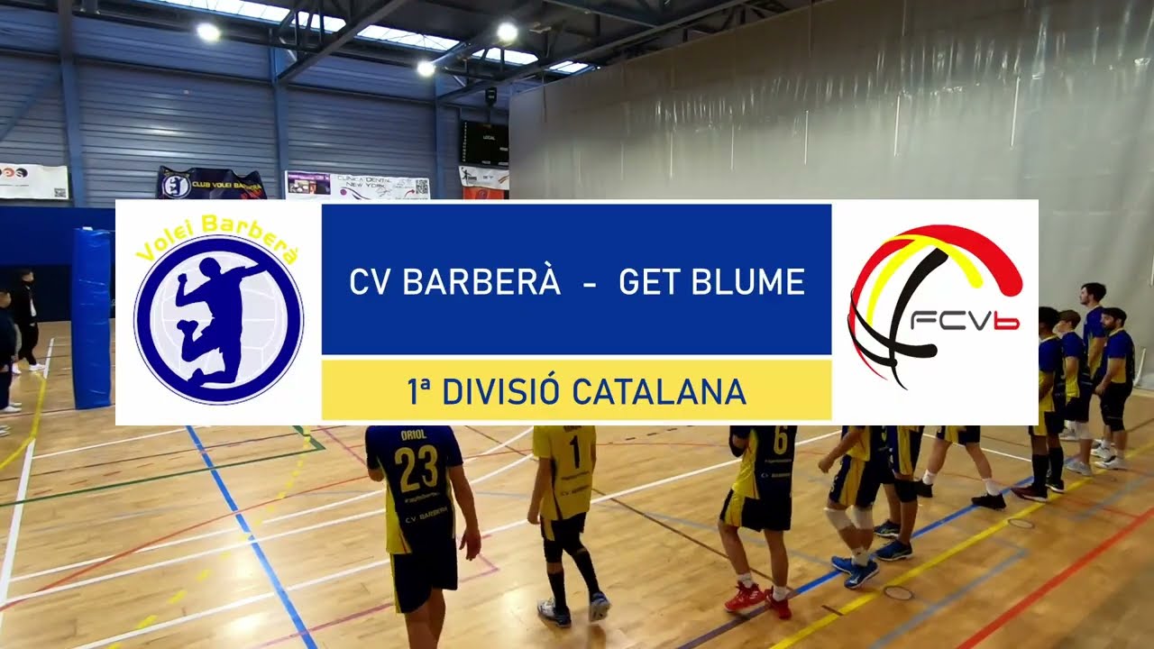 CV Barberà vs GET Blume - 1ª CAT - 1ª Fase J12