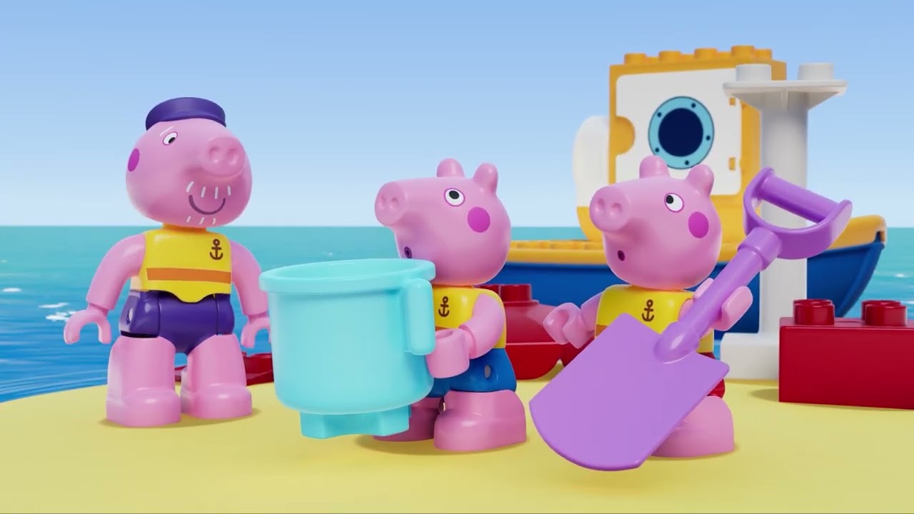 Batalla de agua | LEGO DUPLO Peppa Pig 🟠 HasTV A Jugar