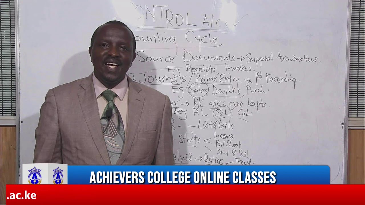 Control Accounts with CPA John Mukundi
