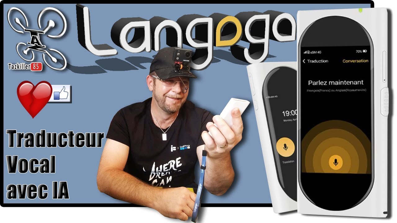 LANGOGO Traducteur Vocal avec IA - Review Test Démo - Voyagez ou Apprenez !