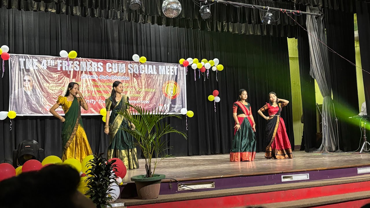 DANCE BY KHUMULWNG DEGREE COLLEGE || TISF FRESHER 2025